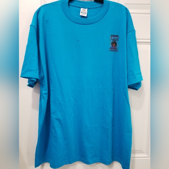 2x positive message short sleeve heavy weight Tee - Picture 2 of 3